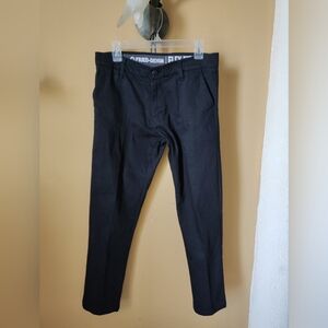 Men’s Black Dress Slacks Fried Denim​ Size 32 x 30